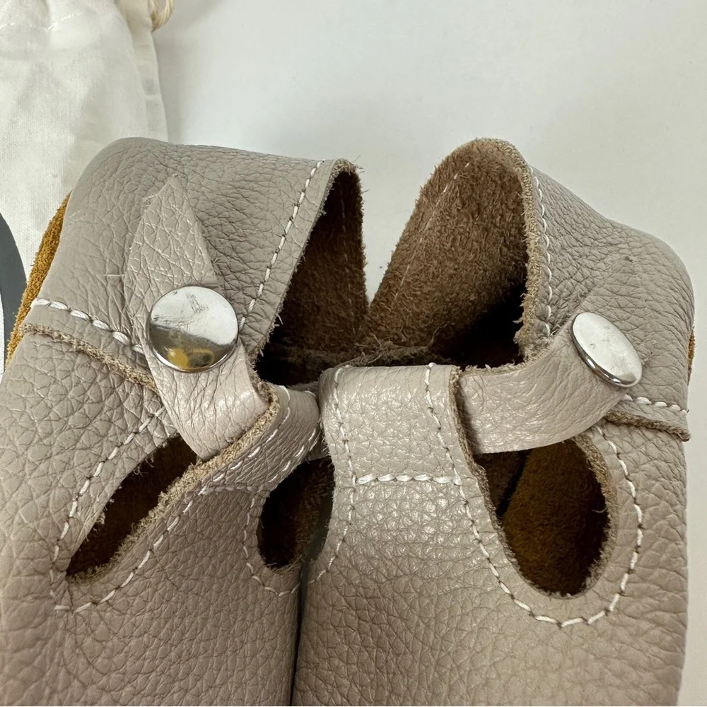 CLOUD GREY Mon Petit Shoes MPs Size 4 Gray Grey Baby Toddler‎ Soft Soles